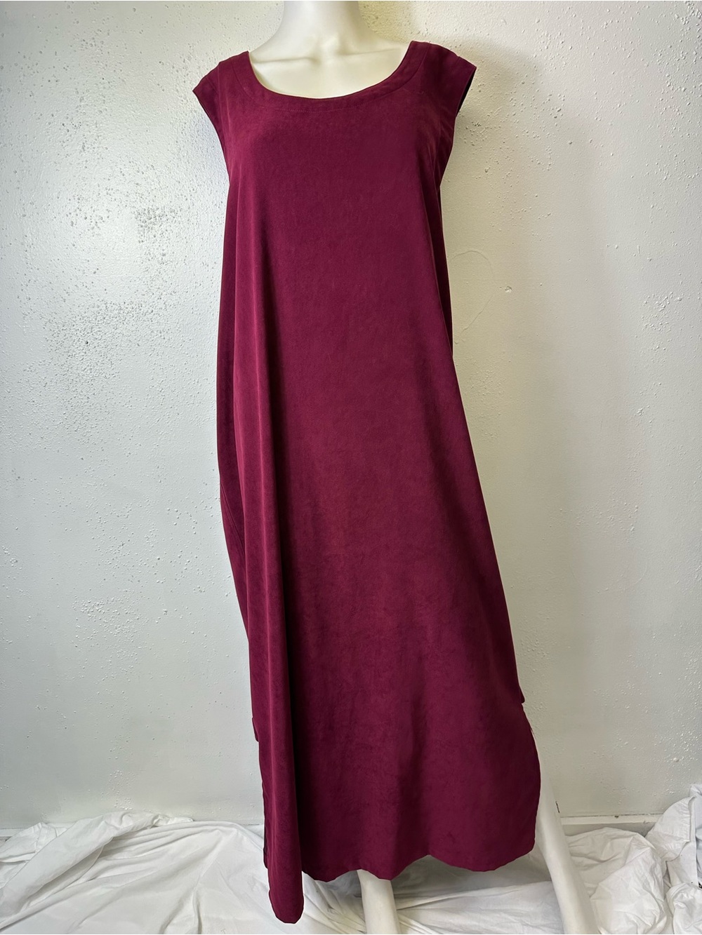 VINTAGE White Stag  burgundy shift dress size 20W